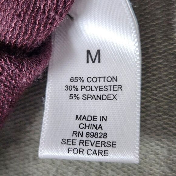 Womens Logo Lounge Long Sleeve Top Size Medium Multicolor Color Block Tunic - Picture 7 of 10